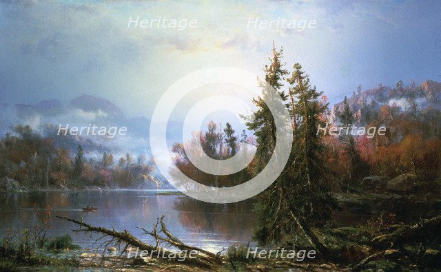 Autumn landscape, mid-late 19th century. Artist: Regis Francois Gignoux