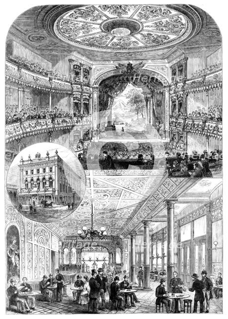 The Victoria Coffee Palace and Music Hall, Waterloo-Road, Lambeth, 1890. Creator: Unknown.