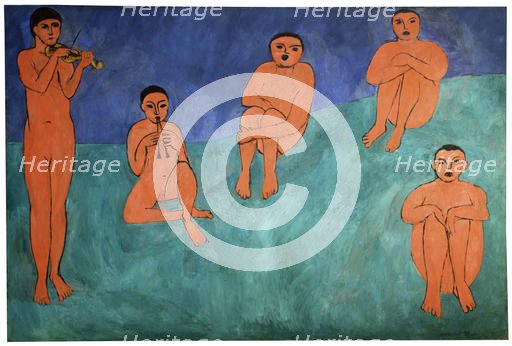 'The Music', 1910.  Creator: Henri Matisse.