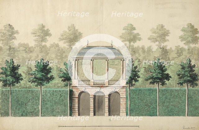 Garden pavilion in Meudon. Creator: Unknown.