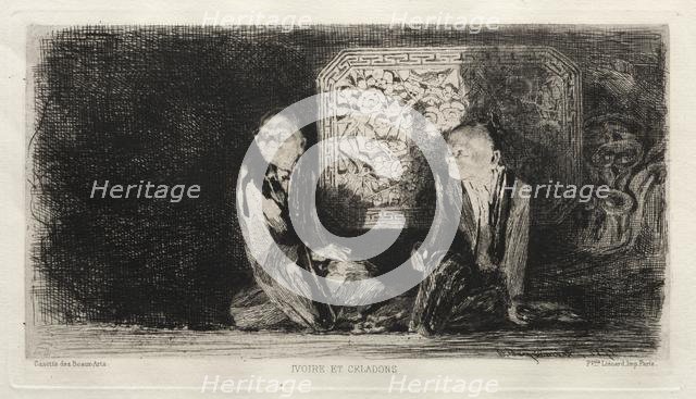 Ivory and Celadon, 1872. Creator: Jules Jacquemart (French, 1837-1880); Gazette des Beaux-Arts.