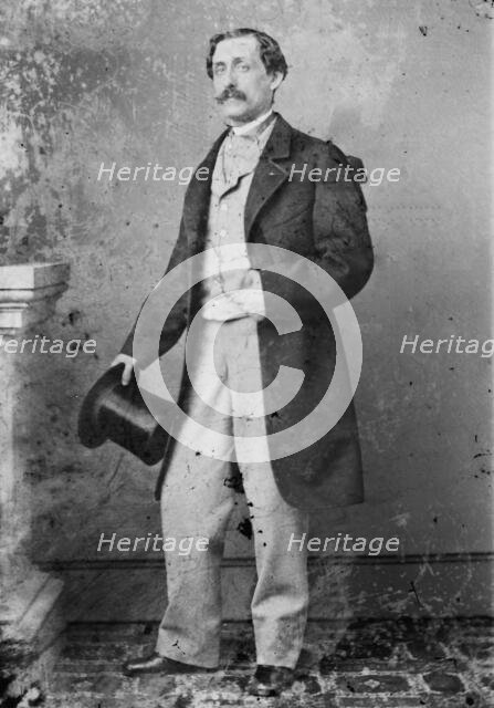 Louis Moreau Gottschalk, between 1855 and 1865. Creator: Unknown.