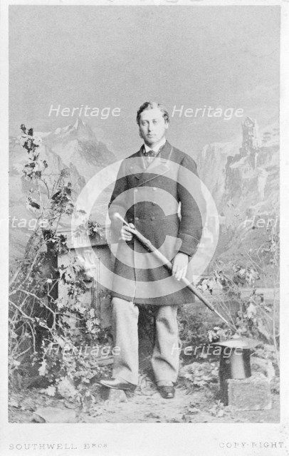 The Prince of Wales (later King Edward VII) in 1863. Artist: Unknown