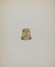 Gold Thimble, c. 1937. Creator: George Seideneck.