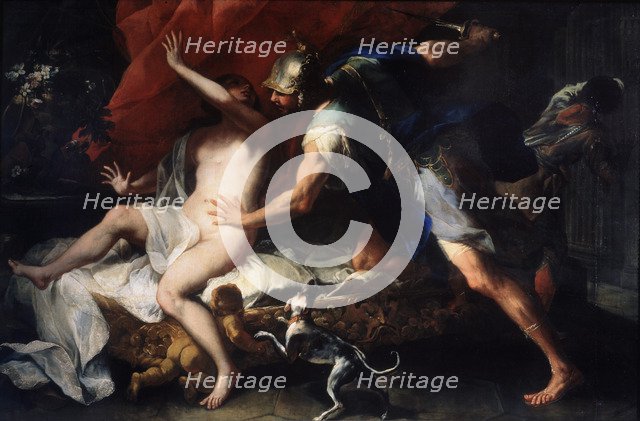 Tarquinius and Lucretia'. Creator: Giordano, Luca (1632-1705).