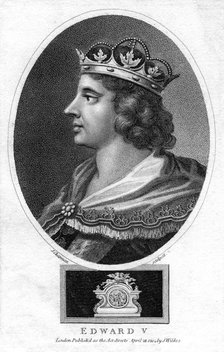 King Edward V of England, (1804).Artist: J Chapman