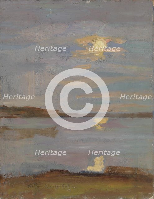 Evening Sun, 1887. Creator: Victor Westerholm.