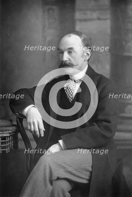 Thomas Hardy, English writer and poet, c1890. Artist: W&D Downey