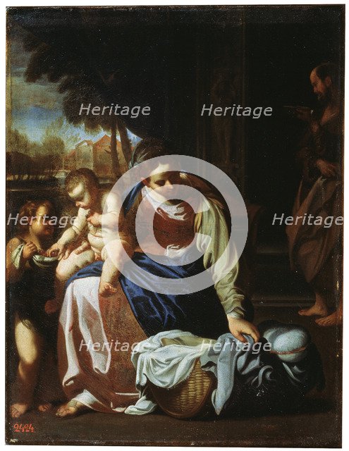 'The Holy Family', late 16th or early 17th century. Artist: Annibale Carracci