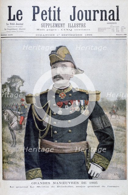 General Raoul le Mouton de Boisdeffre, French soldier, 1895. Artist: Henri Meyer