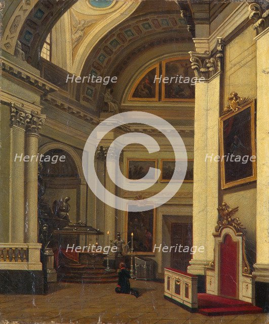 Last Minutes of Emperor Alexander I's Stay in St Petersburg on 1 September 1825, after 1825.