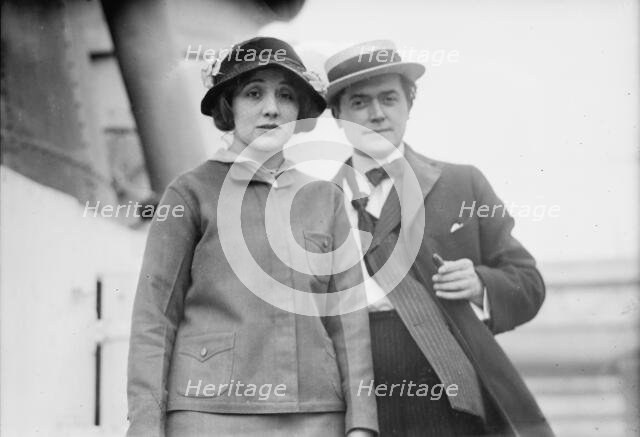 Laurette Taylor and Hartley Manners, between c1910 and c1915. Creator: Bain News Service.