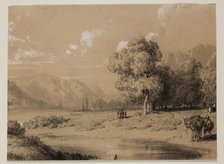 Landscape, 19th century. Creator: Eugene Edouard Soules.