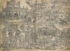 The feast of Herod, early 16th century. Artist: Sebald Beham.