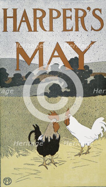 Harper's May, c1893 - 1899. Creator: Edward Penfield.