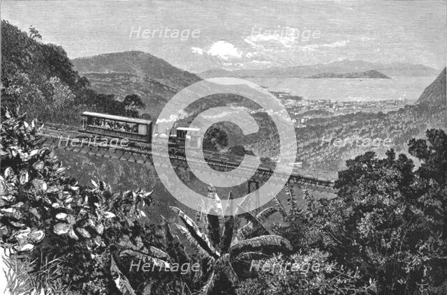 ''Views in Rio De Janeiro, South America; Railway to the summit of Corcovado, city and harbour in th Creator: Unknown.