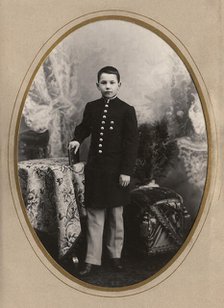 Teenage Boy in Uniform, late 19th cent - early 20th cent. Creator: IV Bulatov.