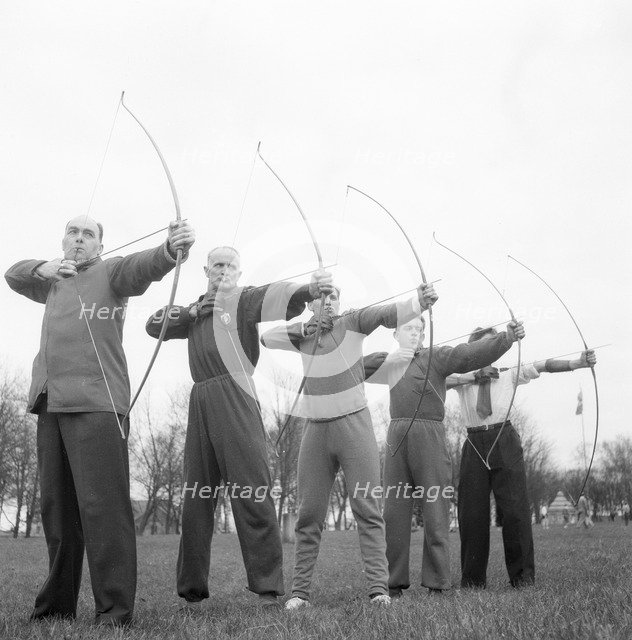 Archers, Landskrona, Sweden, 1954. Artist: Unknown