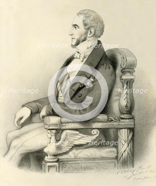 'Le Duc de Gramont', 1845. Creator: Alfred d'Orsay.