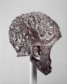 Helmet all'Antica, Italian, Milan, ca. 1532-35. Creator: Filippo Negroli.