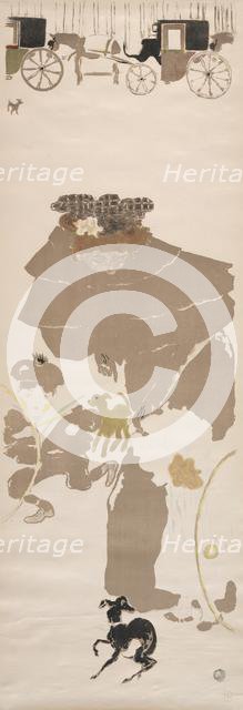 Nursemaids’ Promenade, Frieze of Carriages, 1895. Creator: Pierre Bonnard (French, 1867-1947).