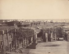 Fortifications, Manassas, Occupied by 13th Mass., 1862. Creator: Mathew Brady.