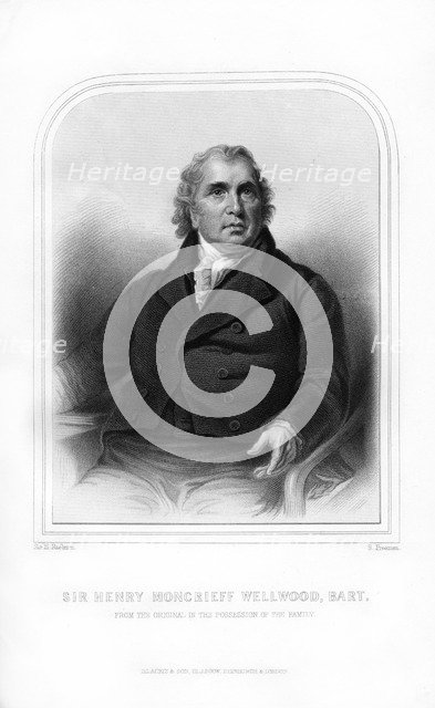 Sir Henry Moncrieff Wellwood, Scottish clergyman, (1870).Artist: S Freeman