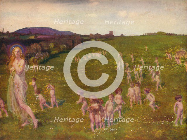 The Coming of Spring, 1913. Artist: Charles Sims