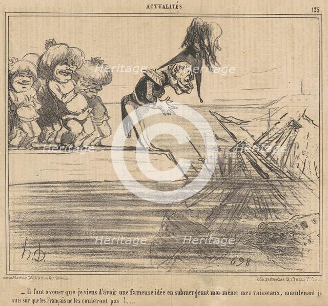 Il faut avouer que je viens d'avoir une ..., 19th century. Creator: Honore Daumier.