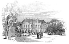 Palace of Tenneburg - from His Royal Highness Prince Albert's drawing, 1845. Creator: W. J. Linton.