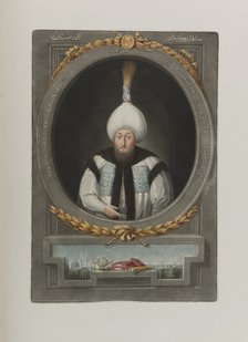 Portrait of Sultan Mustafa III (1717-1774), 1815. Artist: Anonymous  