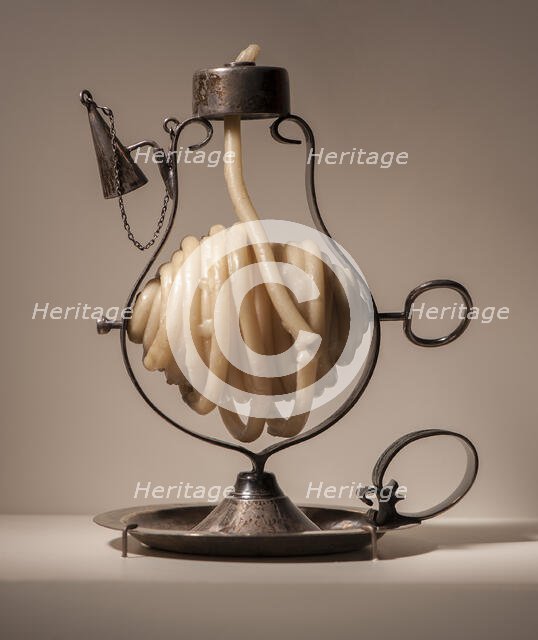 Wax jack owned by the Dennis Family, early 19th century. Creator: Unknown.