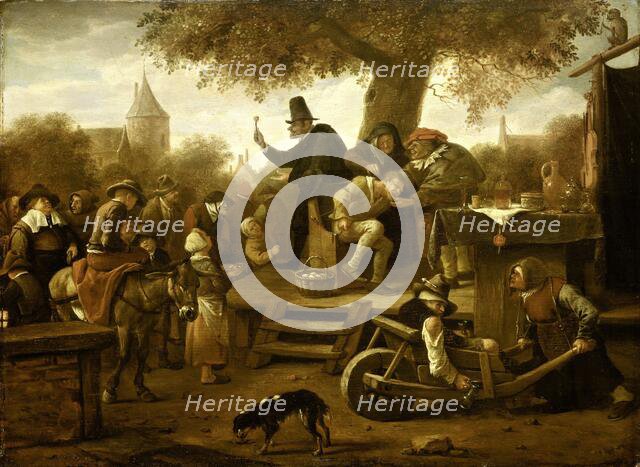 The quack, 1650-1660. Creator: Jan Steen.