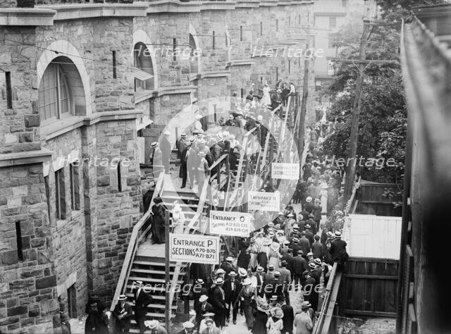 Fifth Regiment Armory, Baltimore, Maryland - Scenes During Democratic National Convention, 1912. Creator: Harris & Ewing.