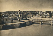 'Roma - View of the new bridge of Victor Emmanuel', 1910. Artist: Unknown.