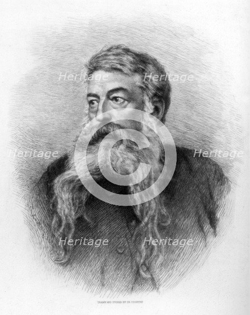 Jean Louis Ernest Meissonier, French artist, c1880-1882.Artist: CL Courtry