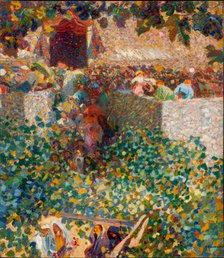 Village Festival, 1912-1913. Creator: Nomellini, Plinio (1866-1943).