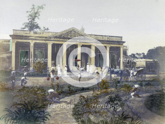 Residence of a European, India, 1850. Creator: Unknown.