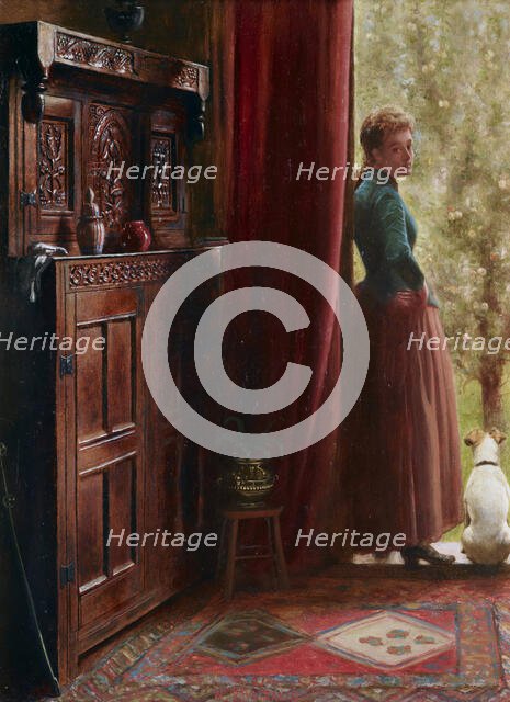 An autumn idyll, 1891. Creator: W Paul Davis.