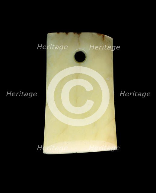 Axe, Neolithic period, probably Dawenkou culture, c. 3000-2500 B.C. Creator: Unknown.