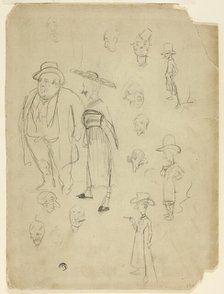 Caricatures of Gentlemen, n.d. Creator: Philip William May.