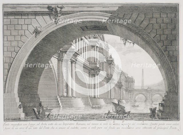 Hall in the Corinthian Order, c1743. Creator: Giovanni Battista Piranesi.