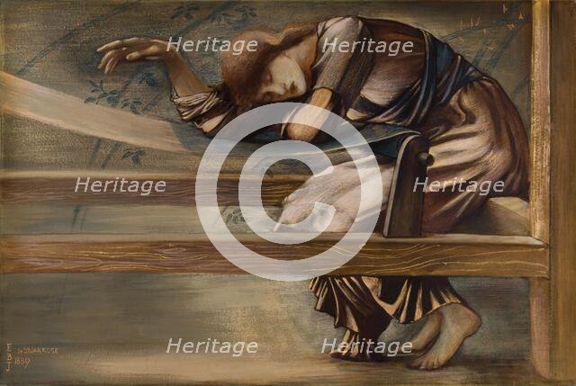 The Briar Rose Series - Study for 'The Garden Court', 1889. Creator: Sir Edward Coley Burne-Jones.