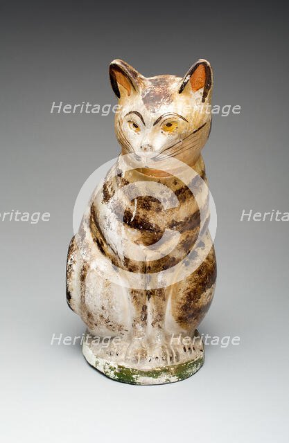 Seated Cat, c. 1875. Creator: Unknown.