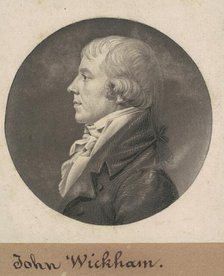 John Wickham, 1808. Creator: Charles Balthazar Julien Févret de Saint-Mémin.