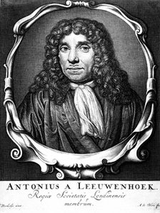 Anton van Leeuwenhoek, Dutch pioneer of microscopy, 1723. Artist: Abraham de Blois