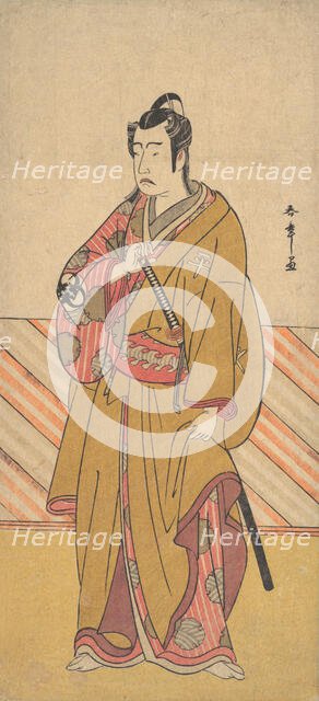 The Actor Bando Mitsugoro I as one of the Conen Otoko or Five Kyokaku, ca. 1778. Creator: Shunsho.