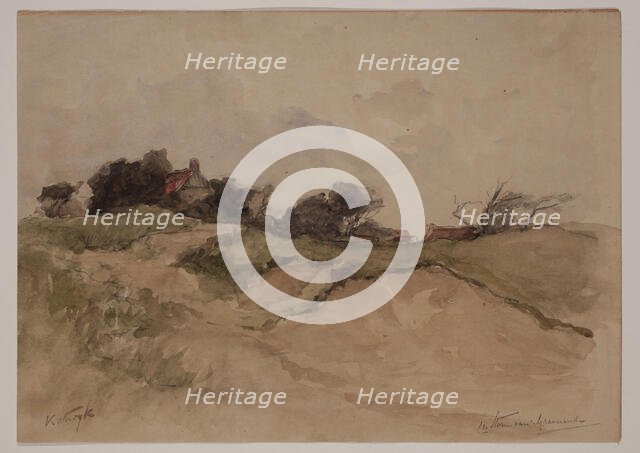 The Downs near Katwyk, c1860-1920. Creator: Carel Nicolaas Storm.