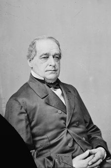 Hannibal Hamlin, between 1855 and 1865. Creator: Unknown.