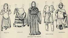 'The Gallery of British Costume: The Dress People Wore in Norman Times', c1934. Artist: Unknown.